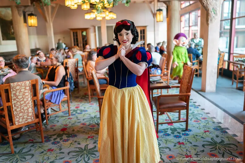 Story Book Dining at Artist Point with Snow White