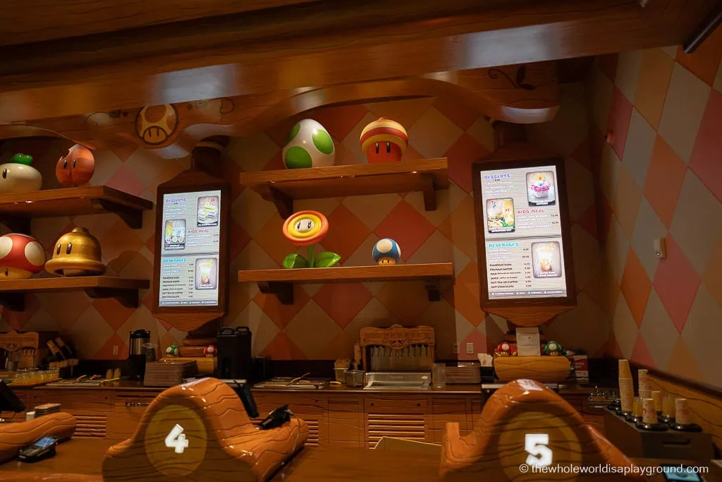 Toadstool Cafe Super Nintendo World Universal Studios