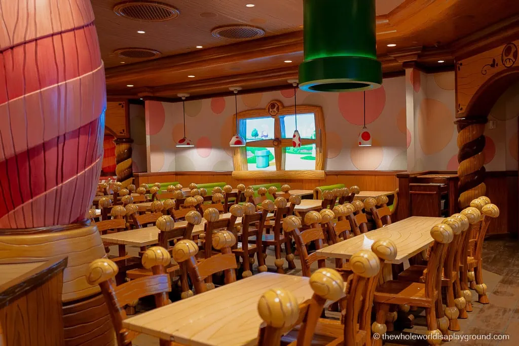 Toadstool Cafe Super Nintendo World Universal Studios