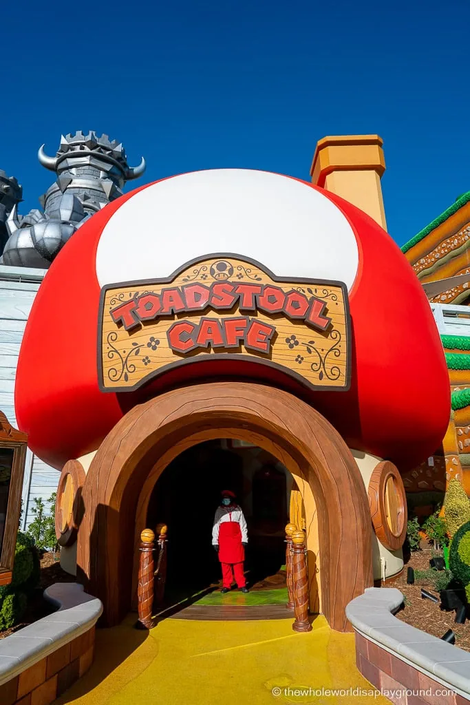 Toadstool Cafe Super Nintendo World Universal Studios