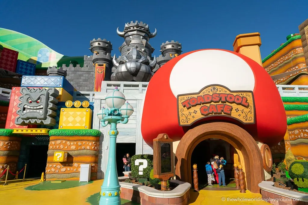 Toadstool Cafe Super Nintendo World Universal Studios