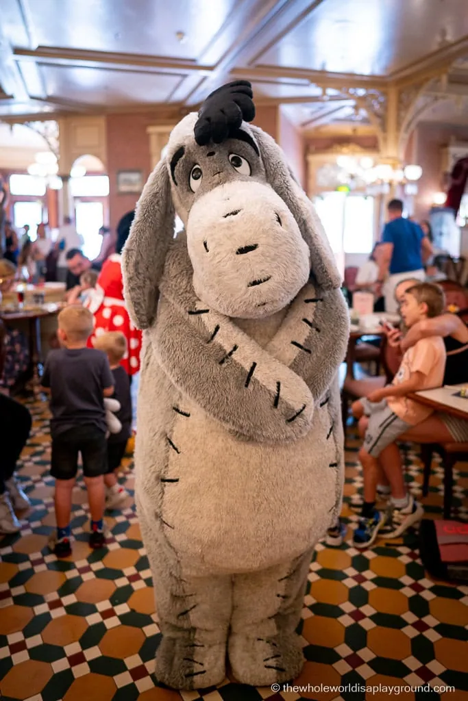 Character Dinner Plaza Gardens at Disneyland Paris