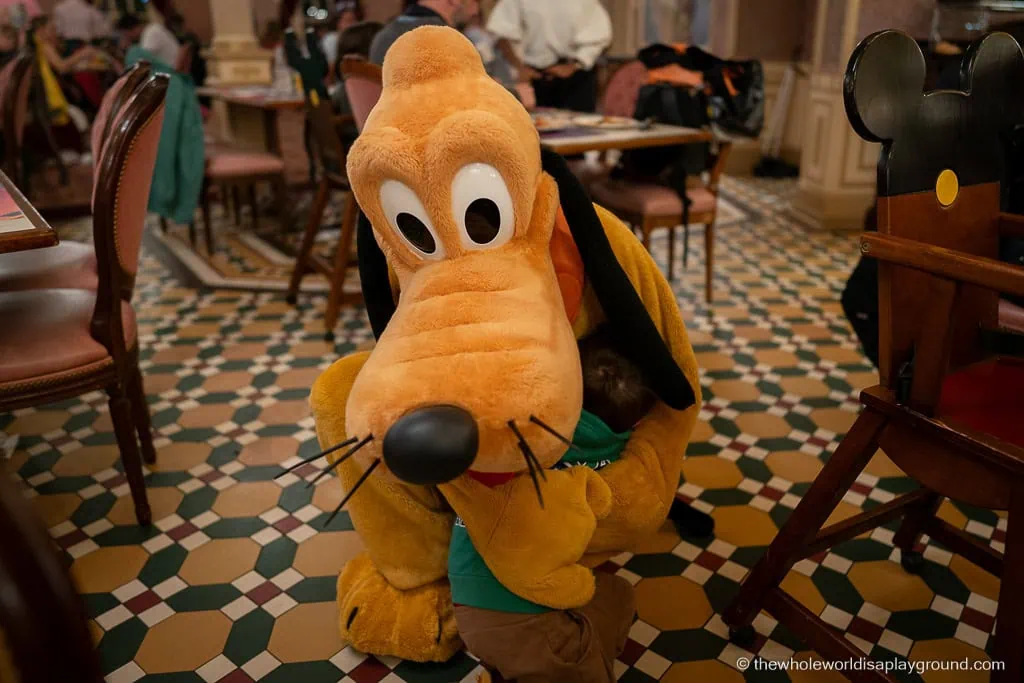 Character Dinner Plaza Gardens at Disneyland Paris
