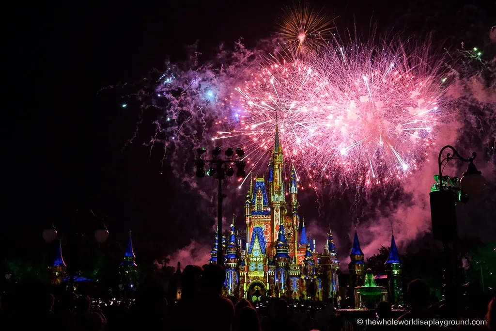 Magic Kingdom Fireworks Dessert Party Disney World