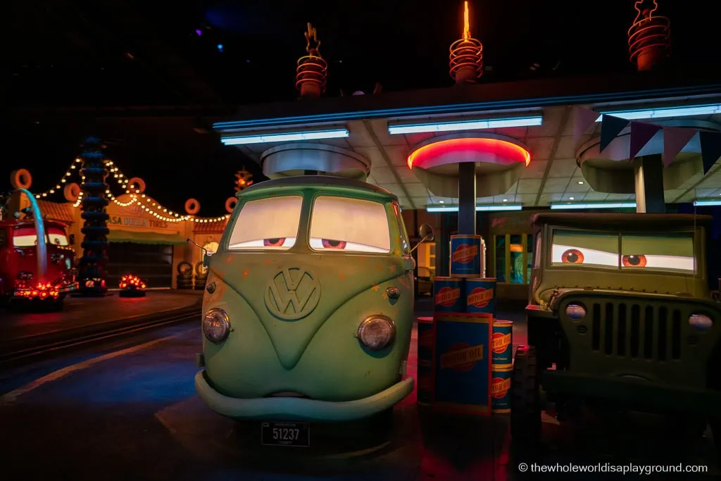 Radiator Springs Racers Disneyland California Adventure