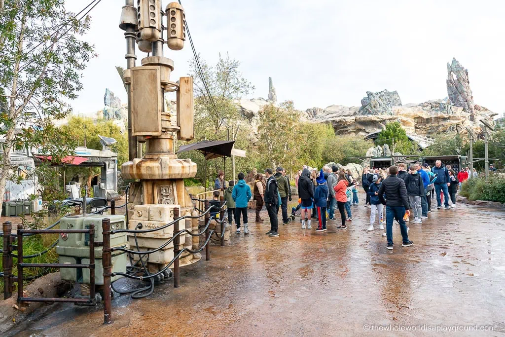 Star Wars Rise of the Resistance Rope Drop Disneyland California