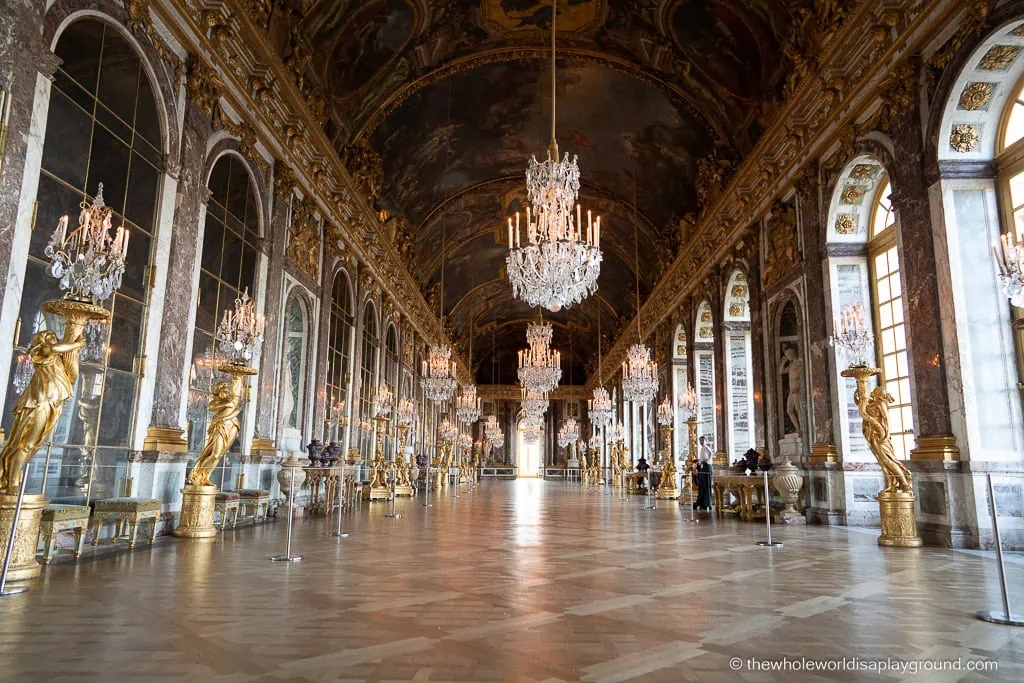 Hall of Mirrors at the Palace at Versailles